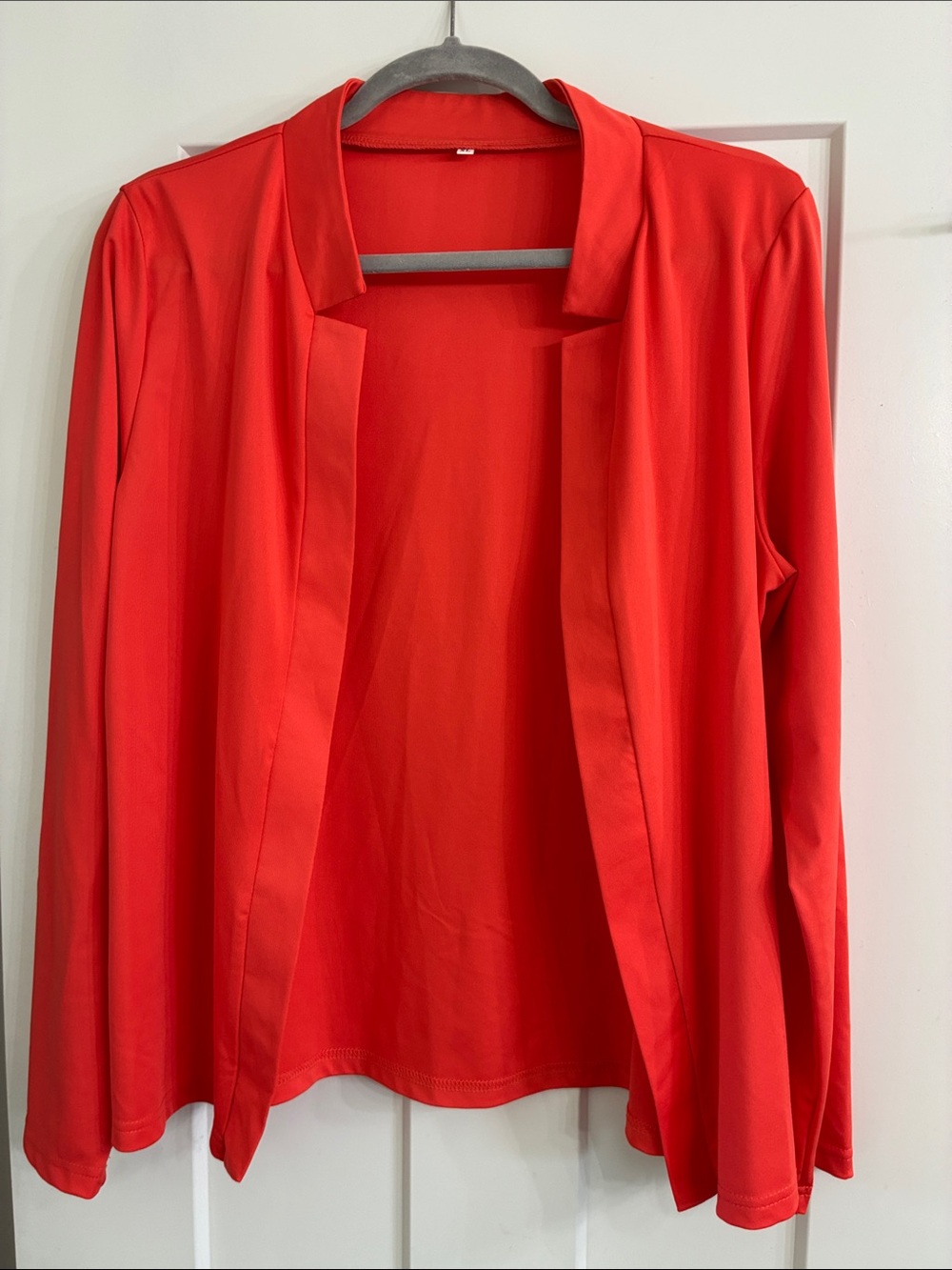 Amazon Essentials Open-Front Red Blazer